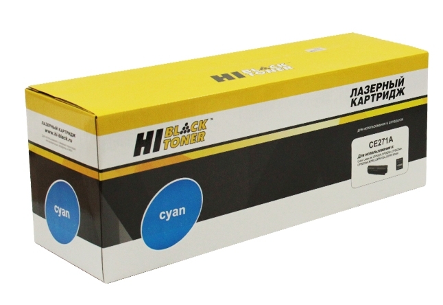 Картридж HP CLJ CP5520/5525/Enterprise M750 (Hi-Black) CE271A, C, 15K   