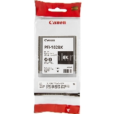 Картридж струйный Canon PFI-102Bk (0895B001) черный (130 мл.) для Canon iPF605, iPF610, iPF650, iPF655, iPF710, iPF750, iPF755, LP17, iPF510