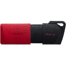 Флешка USB Kingston DataTraveler Exodia M (DTXM/128Gb), 128Gb, USB 3.2 Gen 1, R/W 150/60, черный/красный