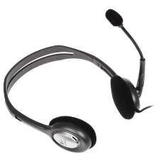 Гарнитура Logitech H111 чёрный, проводная, 3.5 мм