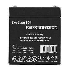Аккумуляторная батарея ExeGate DT 12045 (12V 4.5Ah, клеммы F2)