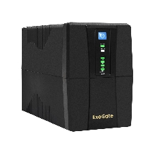 Источник бесперебойного питания ExeGate EP285538RUS Power Back BNB-600.LED.AVR.C13.RJ 600VA/360W, LED, AVR,4*IEC-C13, RJ45/11, черный