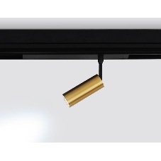 Управляемый светодиодный светильник для шинопровода Magnetic Ambrella light GL1203 GD золото IP20 7W 3000K-6400K 220V 36° D35*80 (Без ПДУ)