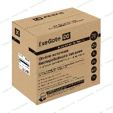 Источник бесперебойного питания On-line ExeGate PowerExpert TL-1000.LCD.AVR.2SH.USB.RS232.SNMP 1000VA/1000W, On-Line, PF=1, LCD, 2*Schuko, RS232, USB, SNMP-slot, встроенные батареи 12V 7.2Ah - 2шт, Tower, металлический корпус, черный
