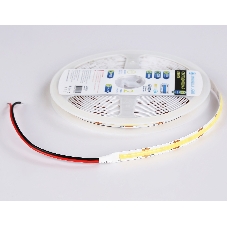 Светодиодная лента Ambrella light GS2603 COB 320Led/ 10W m/ 12V IP20 6500K/ 5000*8*1.54mm (2 конт.)