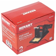 Подставка под паяльник Rexant, металл, держатель припоя, ниша, губка
