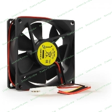 Вентилятор для корпуса Gembird черный, 80 мм, 2600 об/мин, 27 дБ, 4 pin