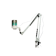 Микрофон конденсаторный Gembird M-02NW, подсветка RGB, шумоподавление, микрофонная стойка (пантограф), белый