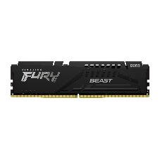 Оперативная память Kingston Fury Beast Black, DDR5, 32GB (1x32GB), 5600 MHz, CL36, с радиатором, чёрный