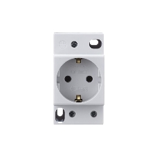 Розетка 16А 220В 2P+PEN на DIN-рейку PM-102 SchE 18012DEK