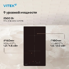 Индукционная варочная панель Vitek VHI3210 черный