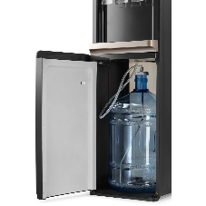 Кулер для воды AEL LD-AEL-806a, нижняя загрузка, нагрев 95 °С, охлаждение 10 °С, черный/золотистый