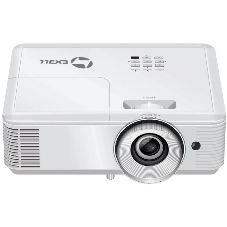Проектор Exell EXD201W. Технология DLP, 3800 ANSI, WXGA (1280x800), 30 000:1. Проекционное отношение 1.54-1.72. Белый.