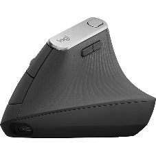 Мышь беспроводная/проводная Logitech MX Vertical графитовый, 4000 dpi, радиоканал, Bluetooth, USB, кнопки - 6
