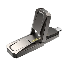 Флешка USB Netac US5 (NT03US5C-128G-32TA), 128Gb, USB 3.2/TypeC, 550/500, черный