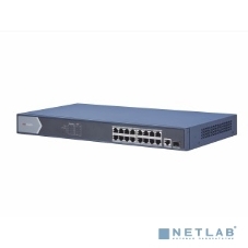 Коммутатор 16PORT 1000M POE DS-3E0518P-E/M HIKVISION с грозозащитой 6кВ
