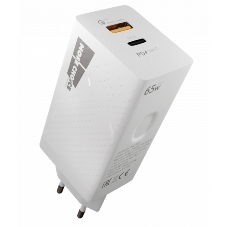 Сетевое зарядное устройство MORE CHOICE NC81a СЗУ 1USB+1Type-C 3.0A PD 20W+ QC3.0, белый