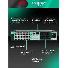 Источник бесперебойного питания Systeme Electric Smart-Save Online SRTSE/1000 ВА/1000 Вт/8x IEC320 C13 + 1 Schuko