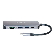 USB-концентратор D-Link DUB-2325, USB, USB 3.0 2порта, USB Type-C,SD,microSD, адаптер/USB