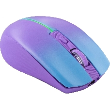 Мышь беспроводная Defender Mystery MM-301 фиолетовый, 1600 dpi, радиоканал, Bluetooth, USB, кнопки - 6