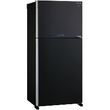 Холодильник Sharp SJ-XG60PMBK черный двухкамерный 422/178 л морозилка сверху, No Frost