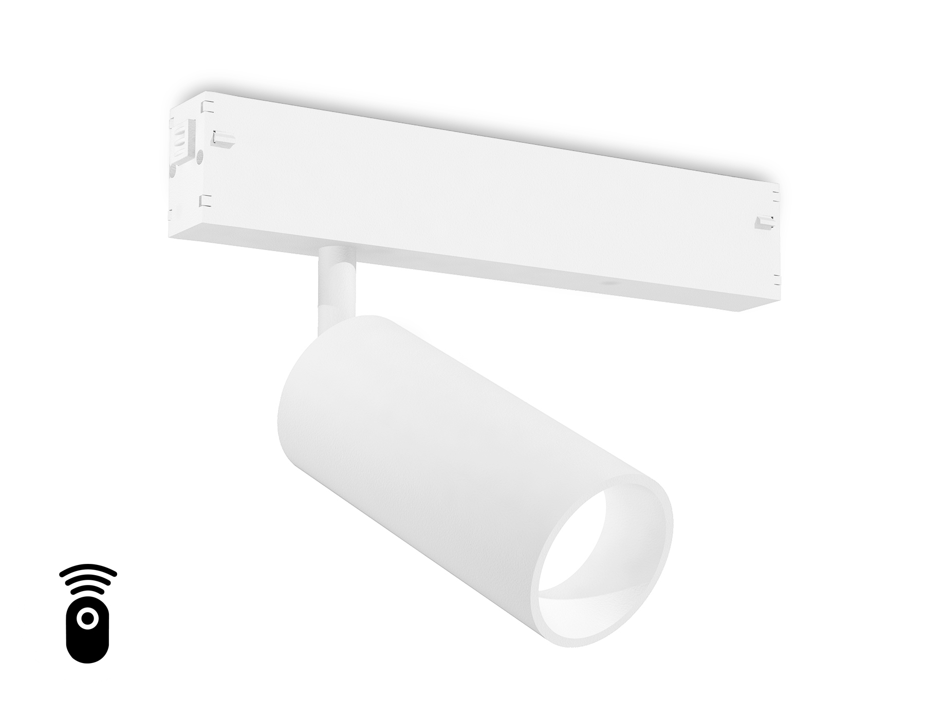 Управляемый светодиодный светильник для шинопровода Magnetic Ambrella light GL1211 WH белый IP20 12W 3000K-6400K 220V 36° D45*100 (Без ПДУ)