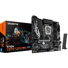 Материнская плата GIGABYTE B760M GAMING X WIFI6E GEN5, LGA1700, Intel B760, 4xDDR5, 4xSATA, 2xM.2, 1xPCIe 5.0 x16, DisplayPort, HDMI, 1x2.5Gb LAN, 3x3.5 мм, 7.1, microATX