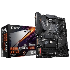 Материнская плата GIGABYTE B550 AORUS Elite AX V2, AM4, AMD B550, 4xDDR4, 4xSATA, 2xM.2, 1xPCIe 4.0 x16, 2xPCIe 3.0 x1, 1xDP, 1xHDMI, 1x2.5Gb LAN, Wi-Fi 6, Bluetooth 5, 2xUSB-A 10Gbps, 3xUSB-A 5Gbps, 2xUSB-A 2.0, 1xUSB-C 5Gbps, 5x3.5 мм, 7.1, ATX