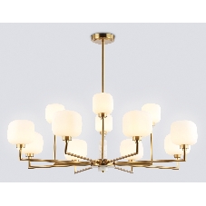 Люстра Ambrella light LH53019/12 BS/FR латунь/белый матовый G9*12 max 40W D910*680