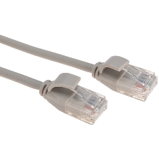 Патч-корд U/UTP Rexant cat.6a (10G), RJ45-RJ45, неэкранированный, 28AWG, LSZH, серый, 1 м