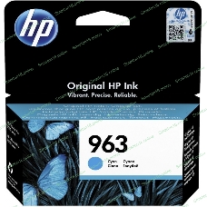 Картридж струйный HP 963 3JA23AE голубой (700 стр) для HP OfficeJet Pro 901x/902x