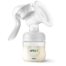 Ручной молокоотсос Philips SCF430/10. В комплекте: 1 ручной молокоотсос, соска серии Natural, фиксирующее кольцо, крышка для транспортировки