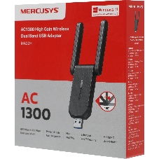 Беспроводной USB-адаптер Mercusys MA32H черный