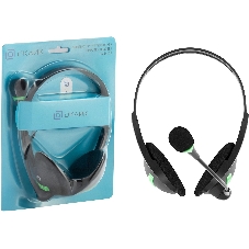 Гарнитура Oklick HS-M100 чёрный, проводная, 3.5 мм