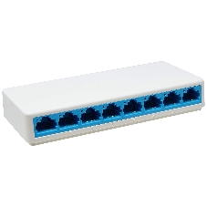 Коммутатор Mercusys MS108, 8 портов Ethernet 100 Мбит/с