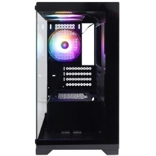 Компьютерный корпус 1STPLAYER MIKU Mi2 черный mATX 3x120мм LED fans Mi2-BK-3F1