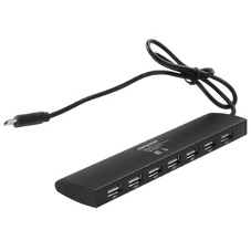 USB-концентратор Digma DHUB-7USB-AC-2.0, USB-C + USB-A, USB 2.0 7 портов, USB