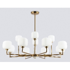 Люстра Ambrella light LH53019/12 BS/FR латунь/белый матовый G9*12 max 40W D910*680