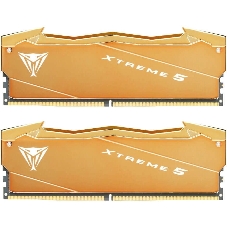 Оперативная память Patriot Viper Xtreme 5 Aurum, DDR5, 32GB (2x16GB), 6000 MHz, CL30, с радиатором, золотистый