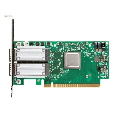 Плата сетевого контроллера MELLANOX ConnectX-5 VPI adapter card, EDR IB (100Gb/s) and 100GbE, dual-port QSFP28, PCIe3.0 x16, tall bracket, ROHS R6