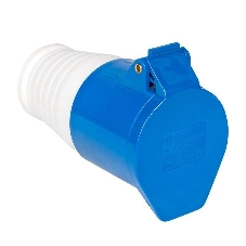 Розетка кабельная 16А 220В 2P+РЕ IP44 (213) EKF ps-213-16-220 Розетка кабельная 16А 220В 2P+РЕ IP44 (213) EKF ps-213-16-220