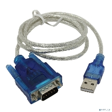 ORIENT USS-102N, кабель-адаптер USB Am to RS232 DB9M (WCH CH340, поддержка Win 8.x/10), 0.8м, крепеж разъема - винты