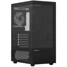 Компьютерный корпус MiniTower AeroCool/Formula Crystal Z1CM PLUS AR black (mATX, без БП, USB Type-A+USB Type-C) (Crystal Z1CM Plus Black AR)