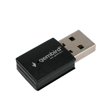 Сетевой адаптер WiFi Gembird WNP-UA-014 1.8 Гбит, 2.4/5 ГГц, 2 антенны, USB, 802.11b/a/g/n/ac/ax, RTL8832BU