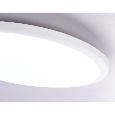 Потолочный светодиодный светильник FZ1232 WH белый IP44 48W 6400К D450*55 (Без ПДУ)