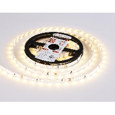 Светодиодная лента Ambrella light GS3001 2835 60Led/ 6W m/ 24V IP20 3000K/ 5000*8*1.2mm (2 конт.)