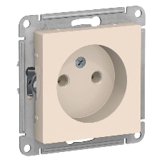 Механизм розетки 1-м СП AtlasDesign без заземл. 16А беж. SchE ATN000241
