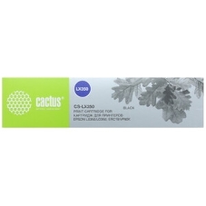 Картридж матричный Cactus CS-LX350 черный (12.7 мм, 10 м, 3500000 знаков) для Epson LX350/LQ350/ERC19/VP80K