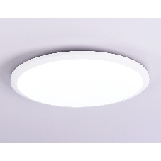 Потолочный светодиодный светильник FZ1232 WH белый IP44 48W 6400К D450*55 (Без ПДУ)