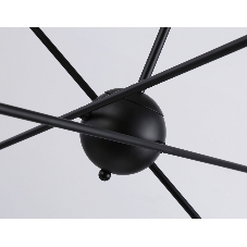 Светильник Ambrella light TR80435/6 BK/GD черный/золото E27/6 max 60W D950*730